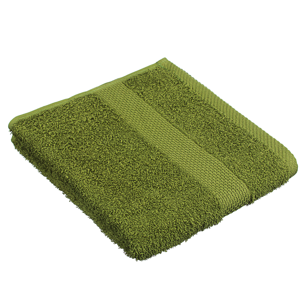 PROVANCE Наоми Полотенце махровое, 100% хлопок, 50х90см, 360гр/м, темно-зеленый, арт.№ 489-193