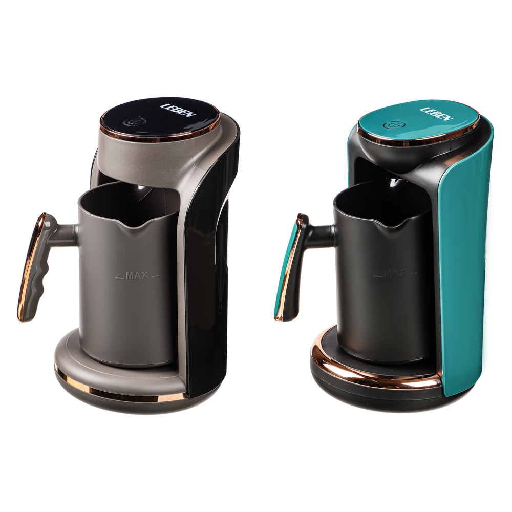 LEBEN Кофеварка-турка электрическая 550Вт, 250мл, корпус пластик, 2 цвета, арт.№ 475-045
