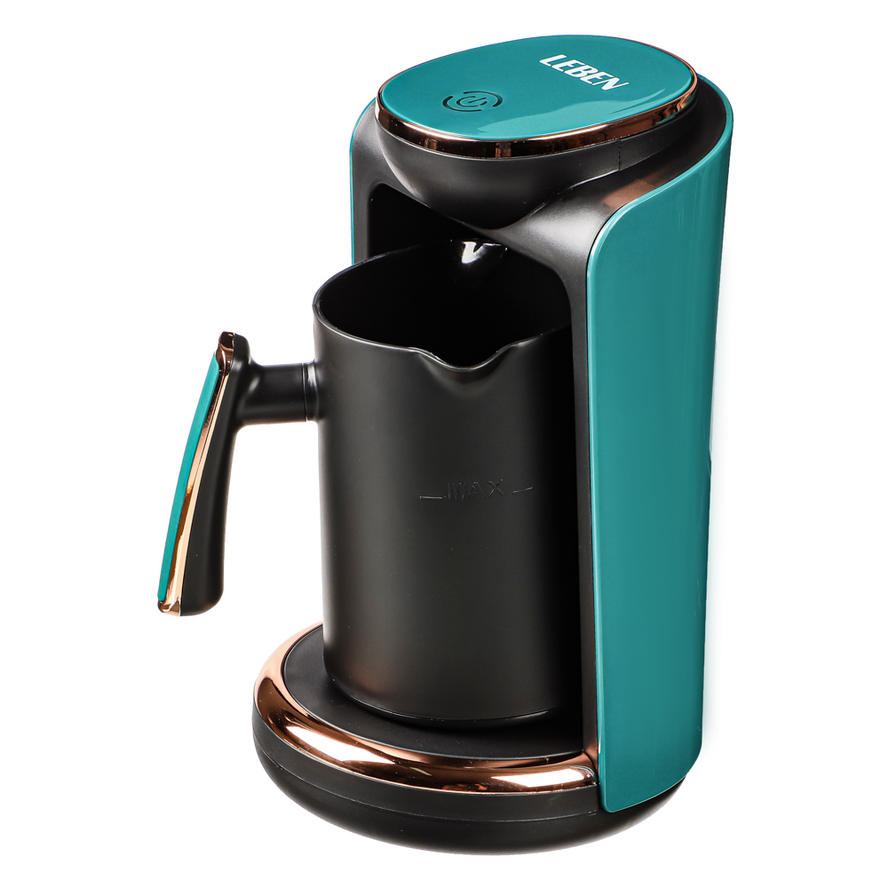 LEBEN Кофеварка-турка электрическая 550Вт, 250мл, корпус пластик, 2 цвета, арт.№ 475-045