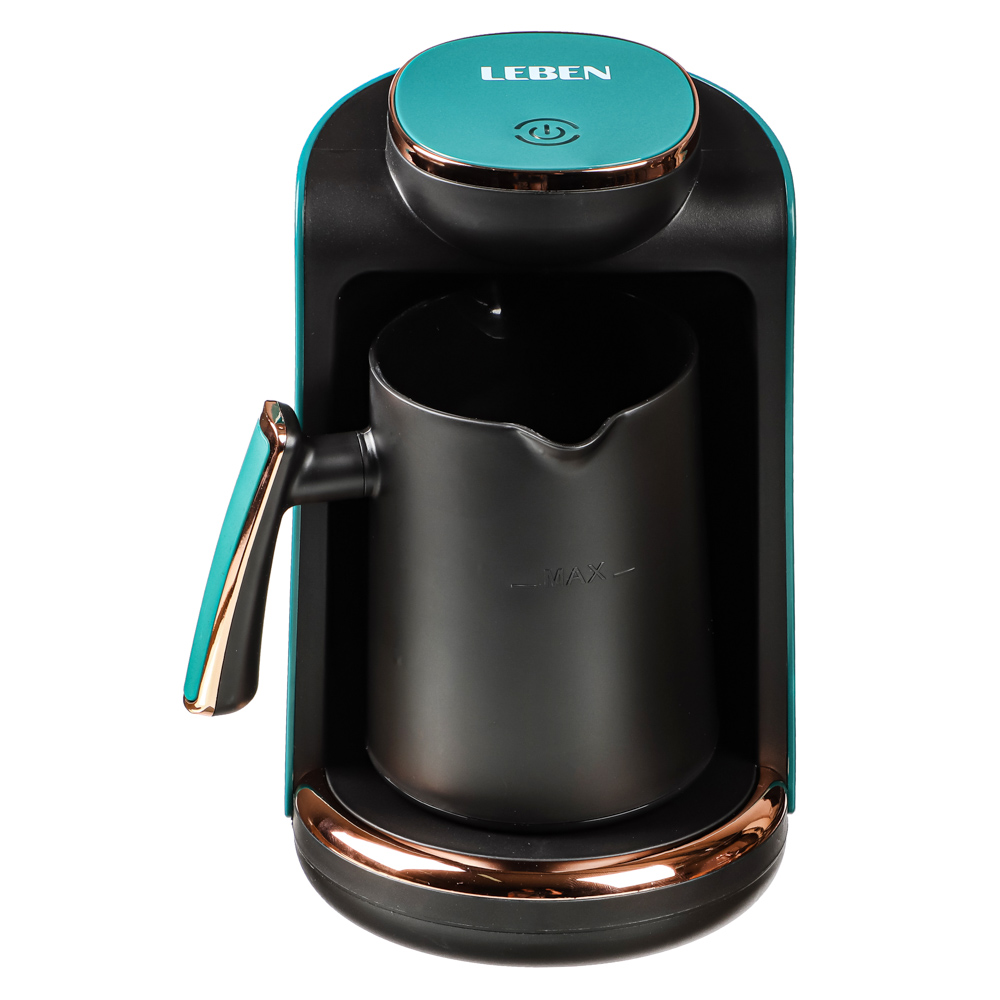 LEBEN Кофеварка-турка электрическая 550Вт, 250мл, корпус пластик, 2 цвета, арт.№ 475-045