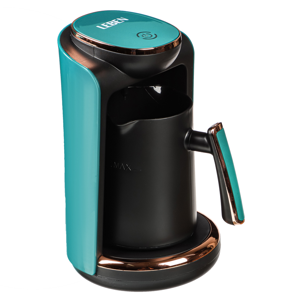LEBEN Кофеварка-турка электрическая 550Вт, 250мл, корпус пластик, 2 цвета, арт.№ 475-045