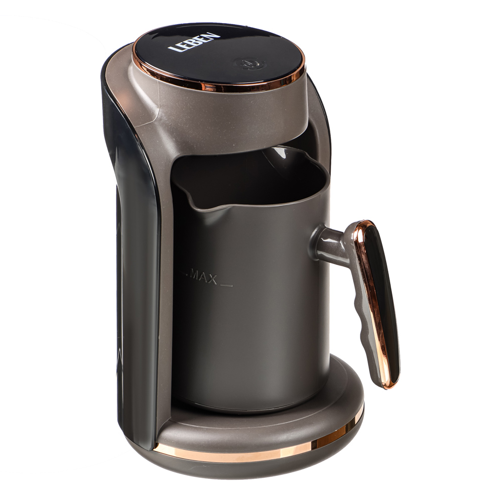 LEBEN Кофеварка-турка электрическая 550Вт, 250мл, корпус пластик, 2 цвета, арт.№ 475-045