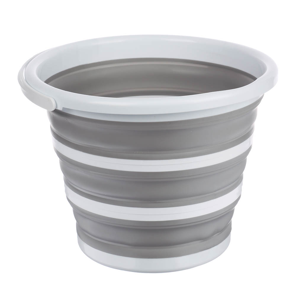 Ведро для уборки, складное, 10 л, полипропилен, термопластичная резина, арт.№ 407-103