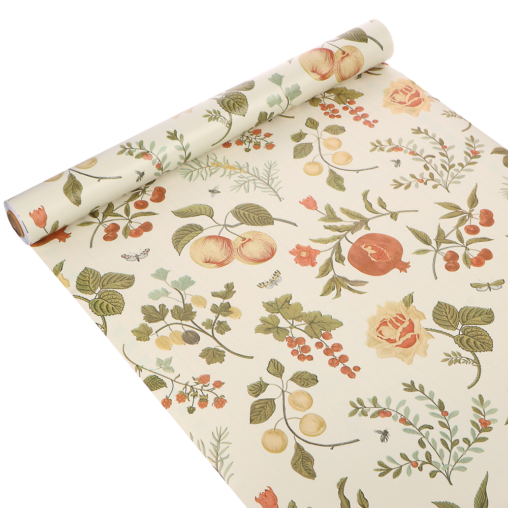 VETTA Пленка самоклеящаяся, 45см х 8м, ПВХ, "Цветы", 4 дизайна, арт.№ 416-211