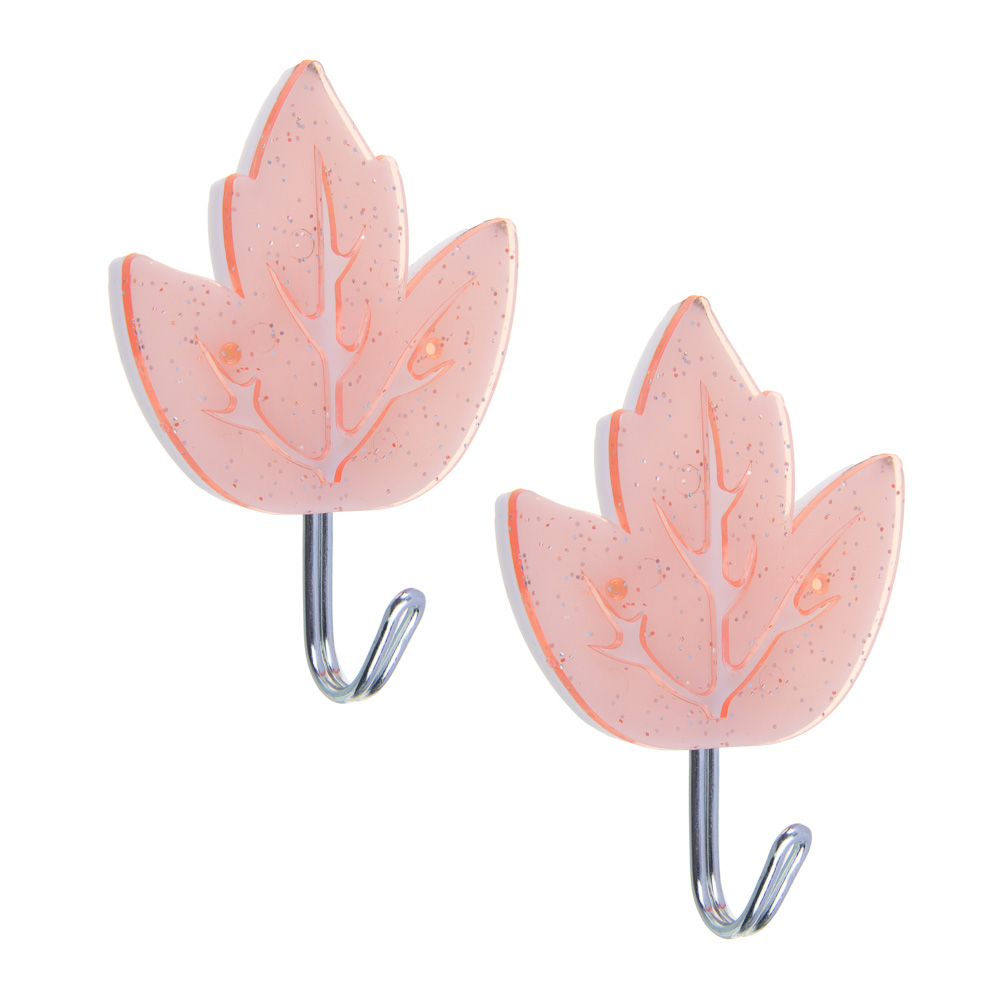 Крючки самоклеящиеся тм VETTA, сталь Q195, полипропилен, акрил, 4 дизайна, 2шт, арт.№ 440-348