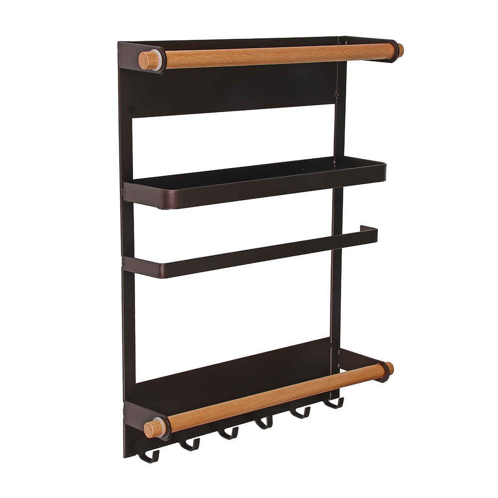 VETTA Полка-держатель для кухонных принадлежностей, на магните, 24,5х34х6,5см, металл, 2 цвета, арт.№ 481-068