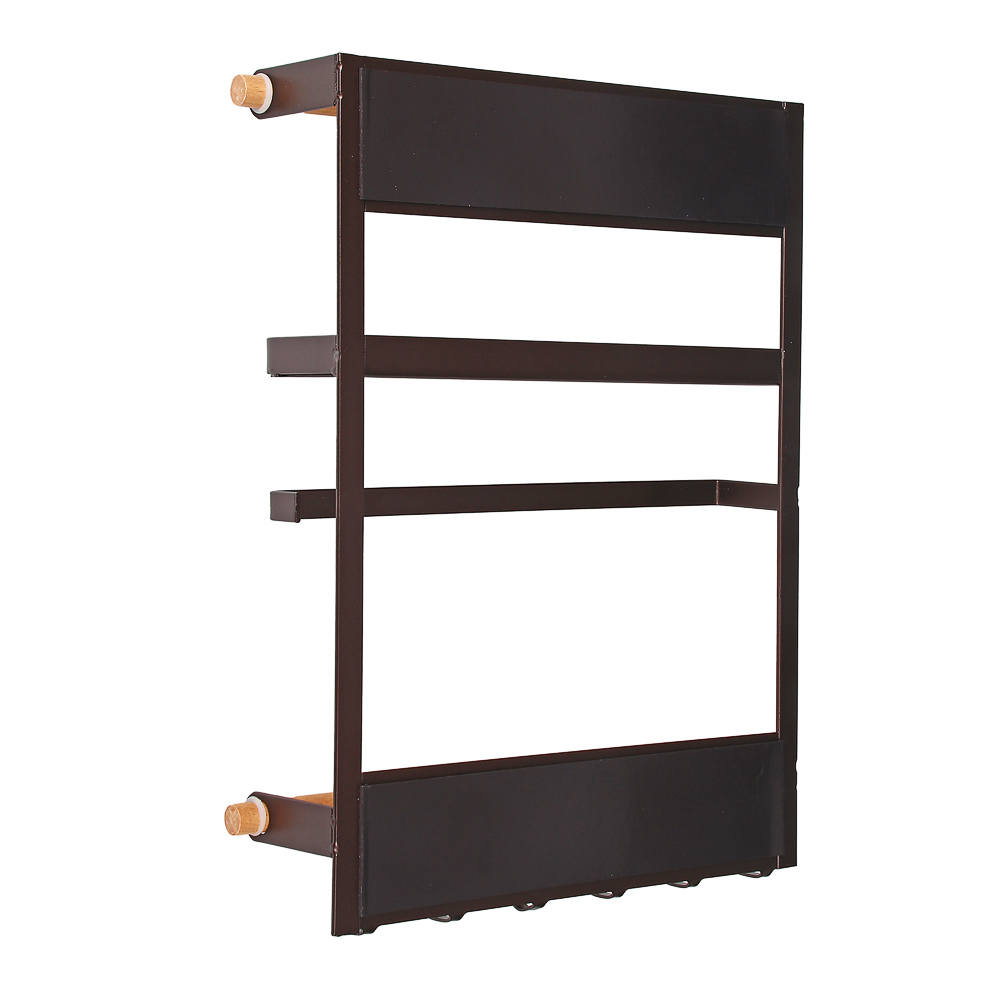 VETTA Полка-держатель для кухонных принадлежностей, на магните, 24,5х34х6,5см, металл, 2 цвета, арт.№ 481-068