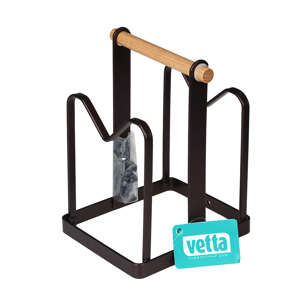 VETTA Подставка для крышек/досок, 12х19х14см, металл, 2 цвета, арт.№ 485-120