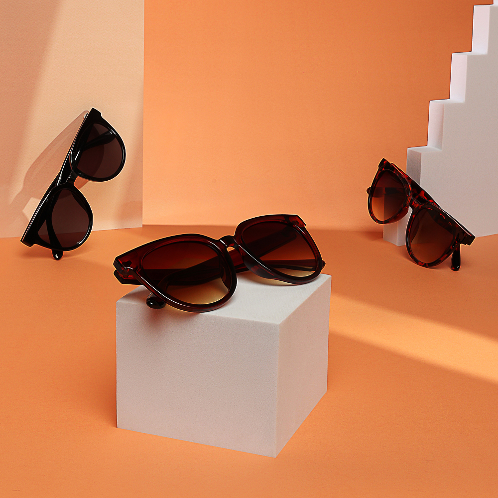 GALANTE Очки солнцезащитные, пластик, 148x47мм, 3 цвета, арт.№ 304-011