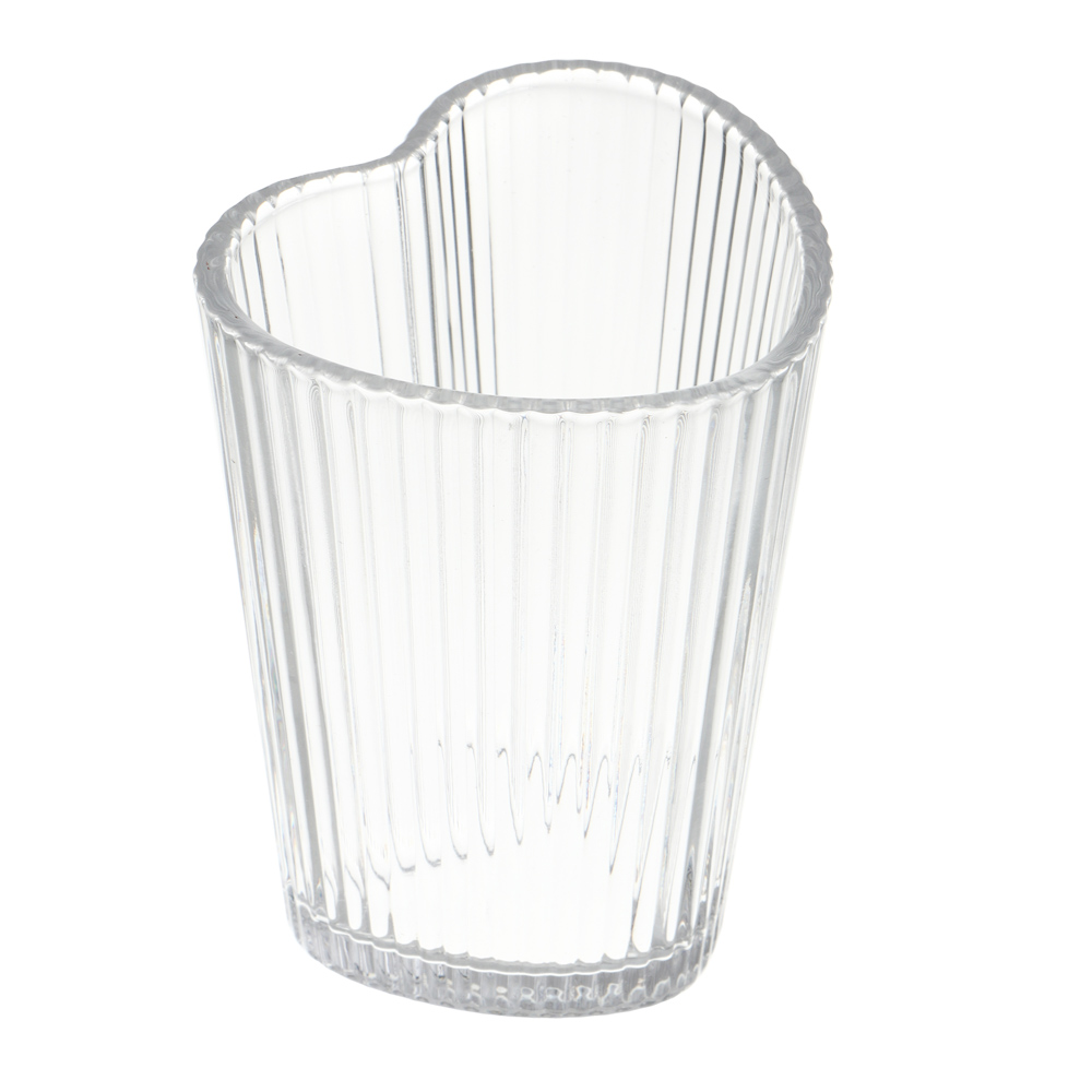 Набор бокалов для напитков тм LADECOR "Сердце" 200 мл, 2 шт, стекло, арт.№ 531-106