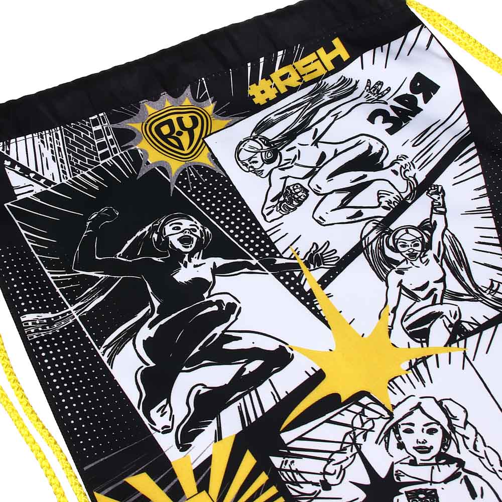 BY ЗАРЯ Мешок для сменной обуви на завязках ПРЕМИУМ, 32x42см, улучш.полиэстер, толстая веревка, арт.№ 233-089