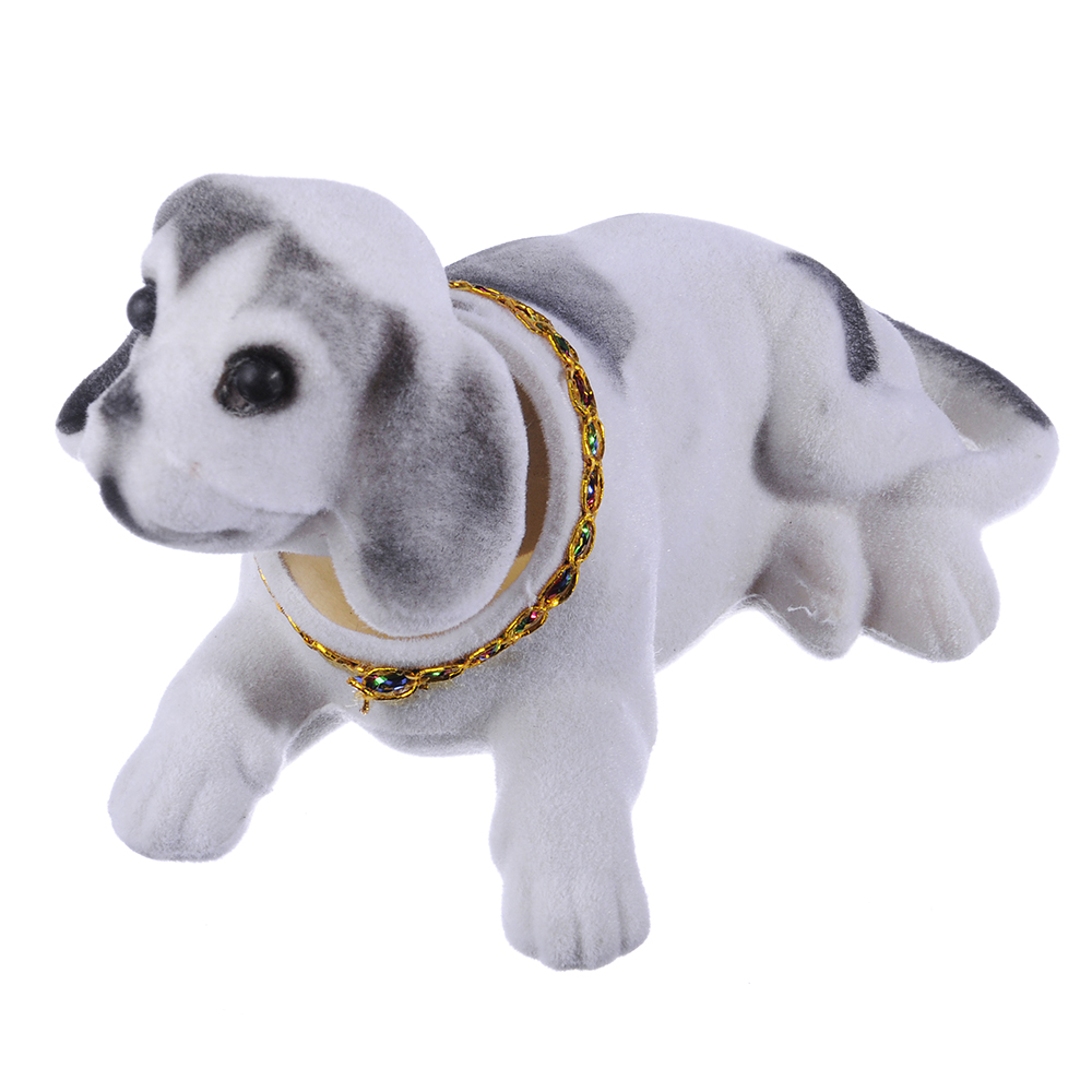 ЕРМАК Собачка на приборную панель, ворс, пластик, 13x8см, арт.№ 732-053