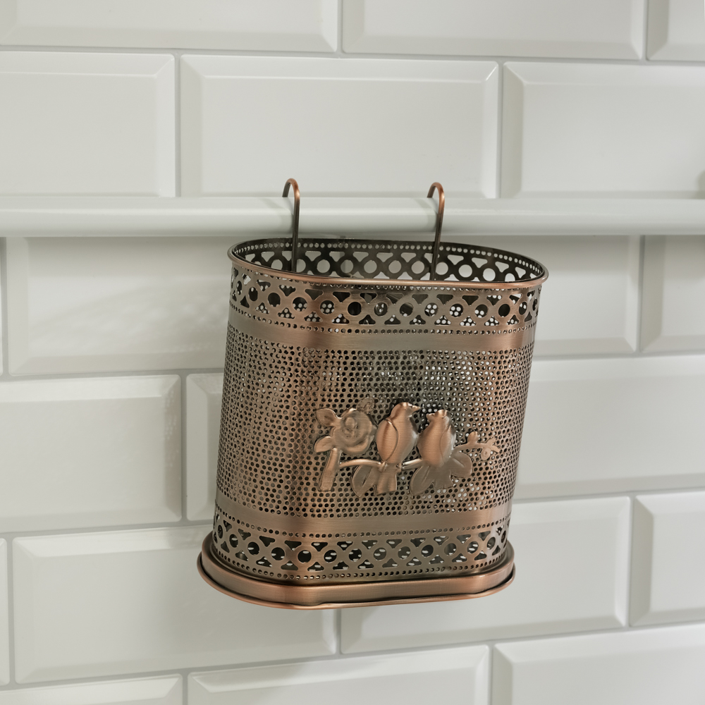 VETTA Подставка для столовых приборов, навесная, металл, 16х16,5х9см, арт.№ 485-064