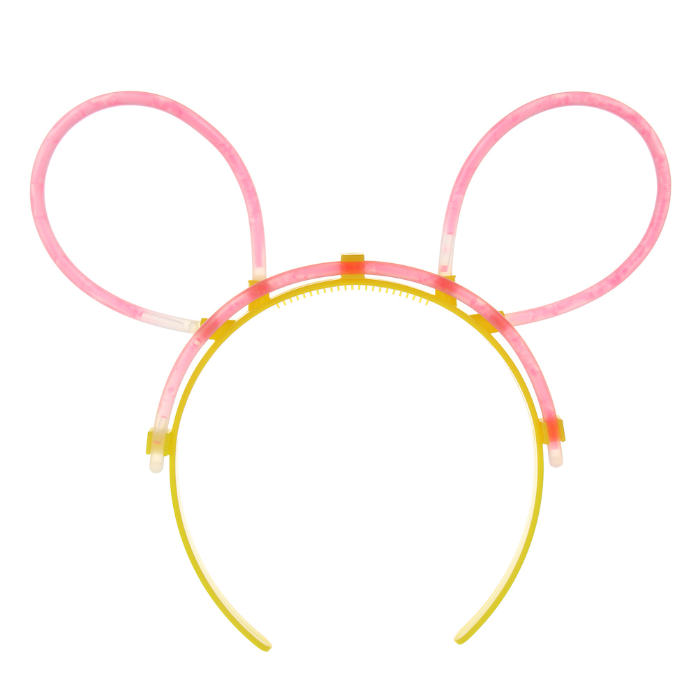 Неоновый ободок, диаметр ободка 10,5см, пластик, 4 цвета, арт.№ 544-042