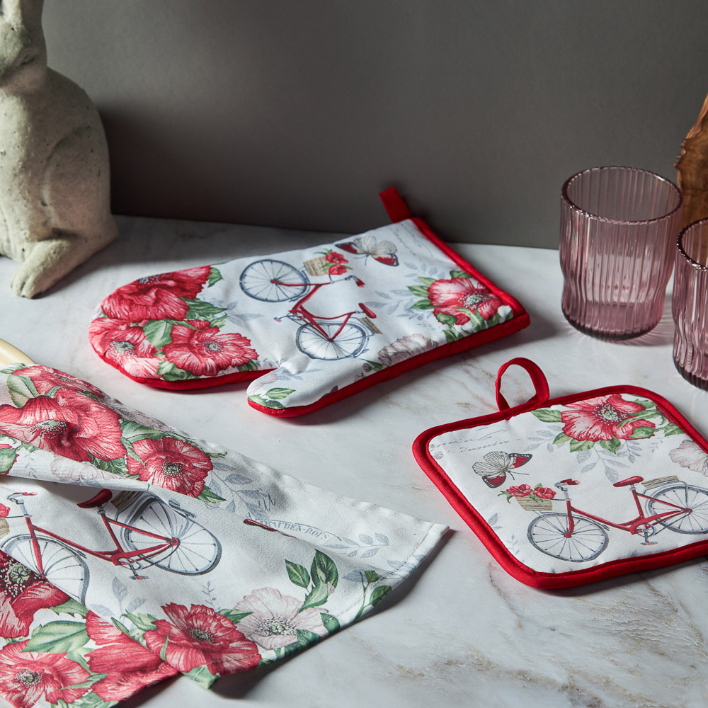 PROVANCE Маковое поле Прихватка-варежка, 100% полиэстер, 17х27см, арт.№ 488-085