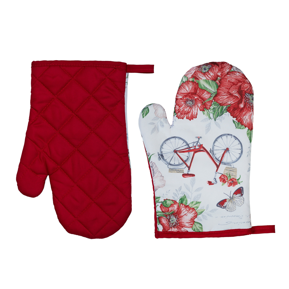 PROVANCE Маковое поле Прихватка-варежка, 100% полиэстер, 17х27см, арт.№ 488-085