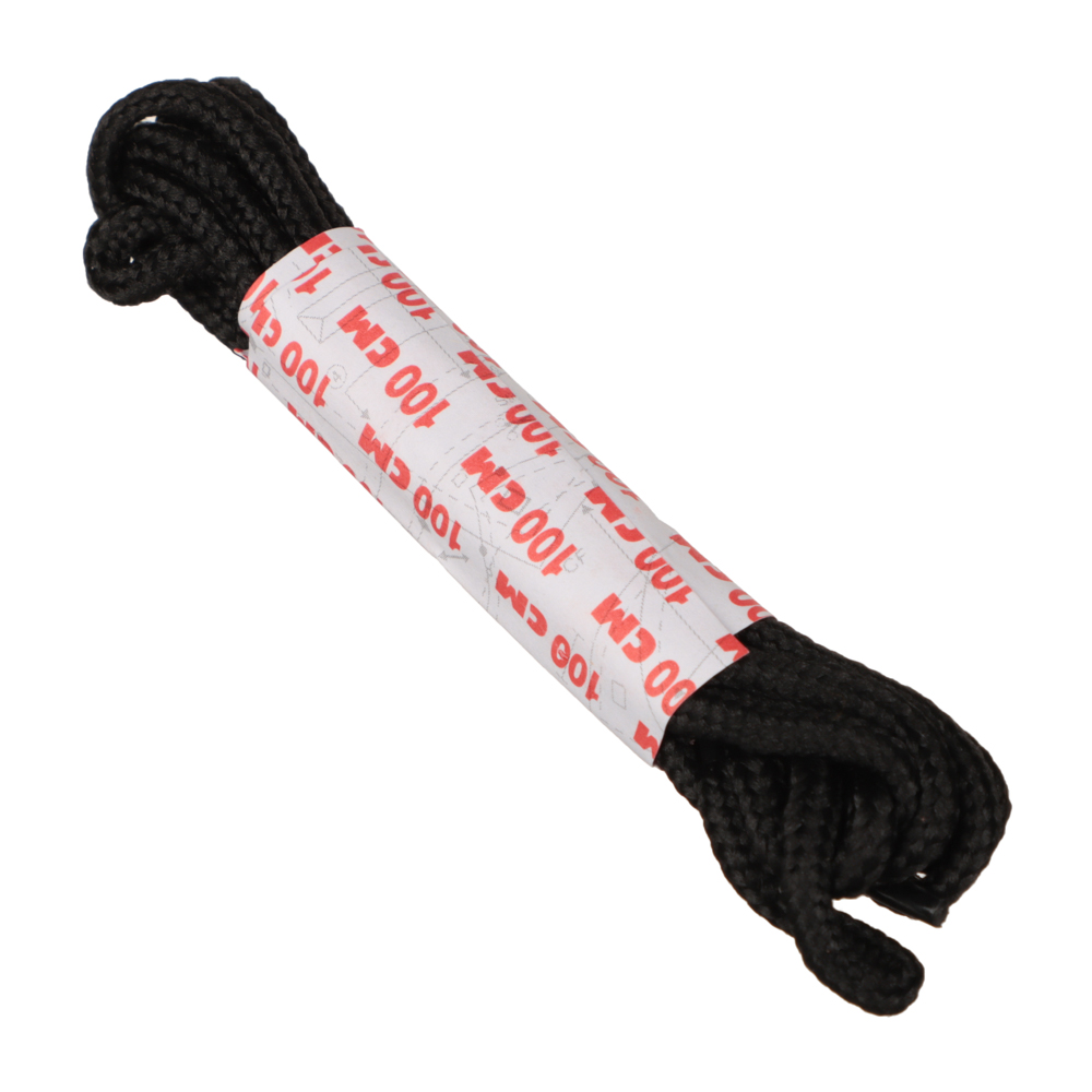 Шнурки для обуви, 6 пар, черные, белые, коричневые, 1м, арт.№ 459-073