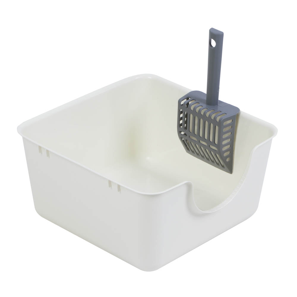 VETTA Лоток для домашних животных, пластмасса, 35х17,5х34,5 см, с совком, арт.№ 273-227