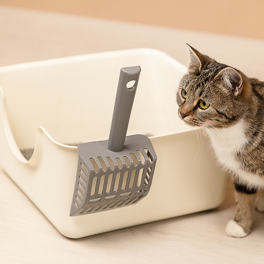 VETTA Лоток для домашних животных, пластмасса, 35х17,5х34,5 см, с совком, арт.№ 273-227