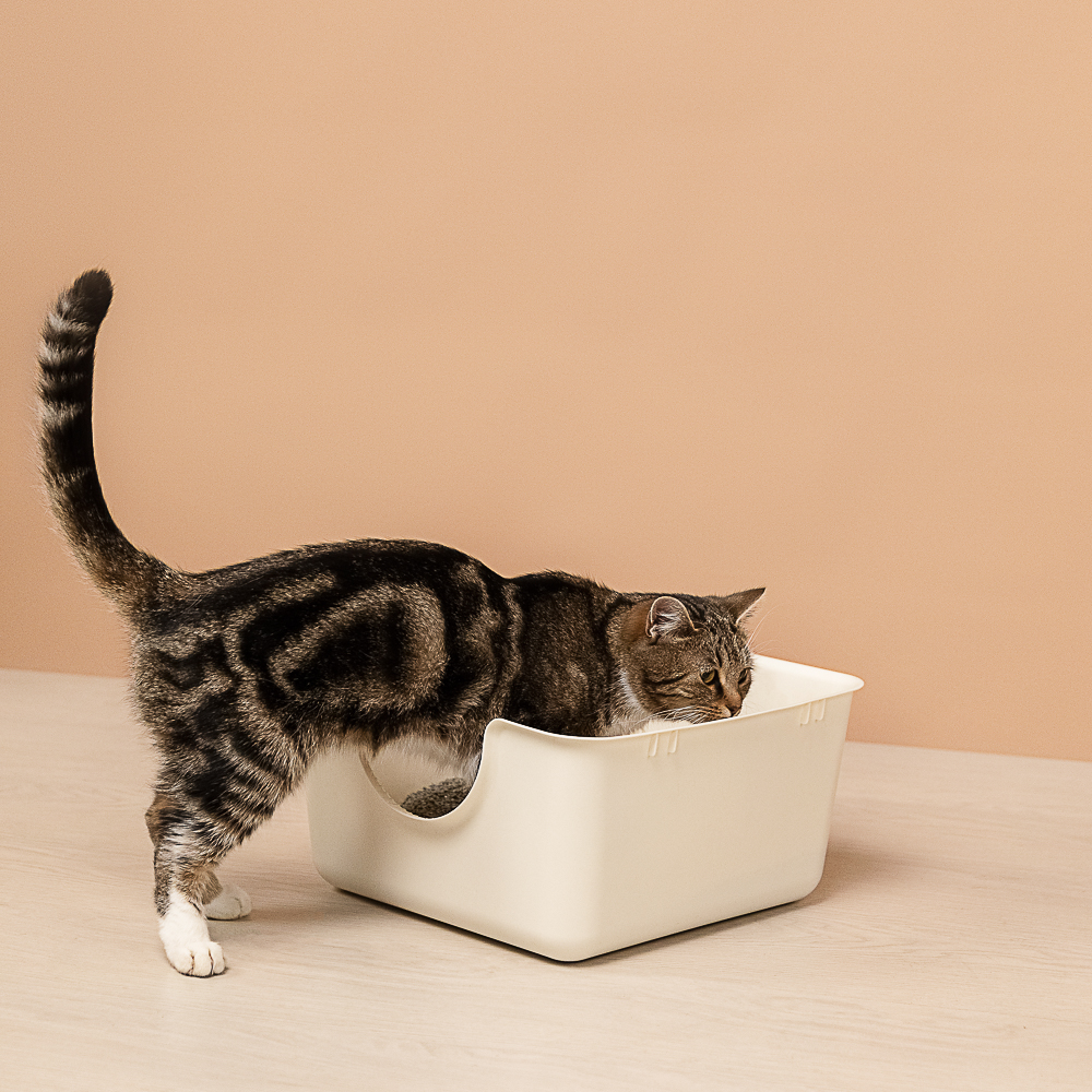 VETTA Лоток для домашних животных, пластмасса, 35х17,5х34,5 см, с совком, арт.№ 273-227