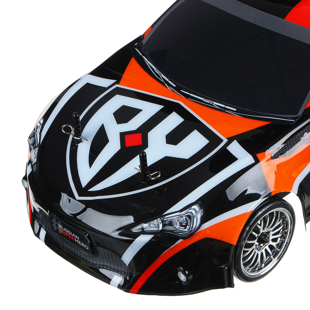 BY Автомобиль гоночный высокоскоростной Р/У, 1:10, 70км/ч, нитро-эффект, 60,5х29,5х19,5см, арт.№ 293-108