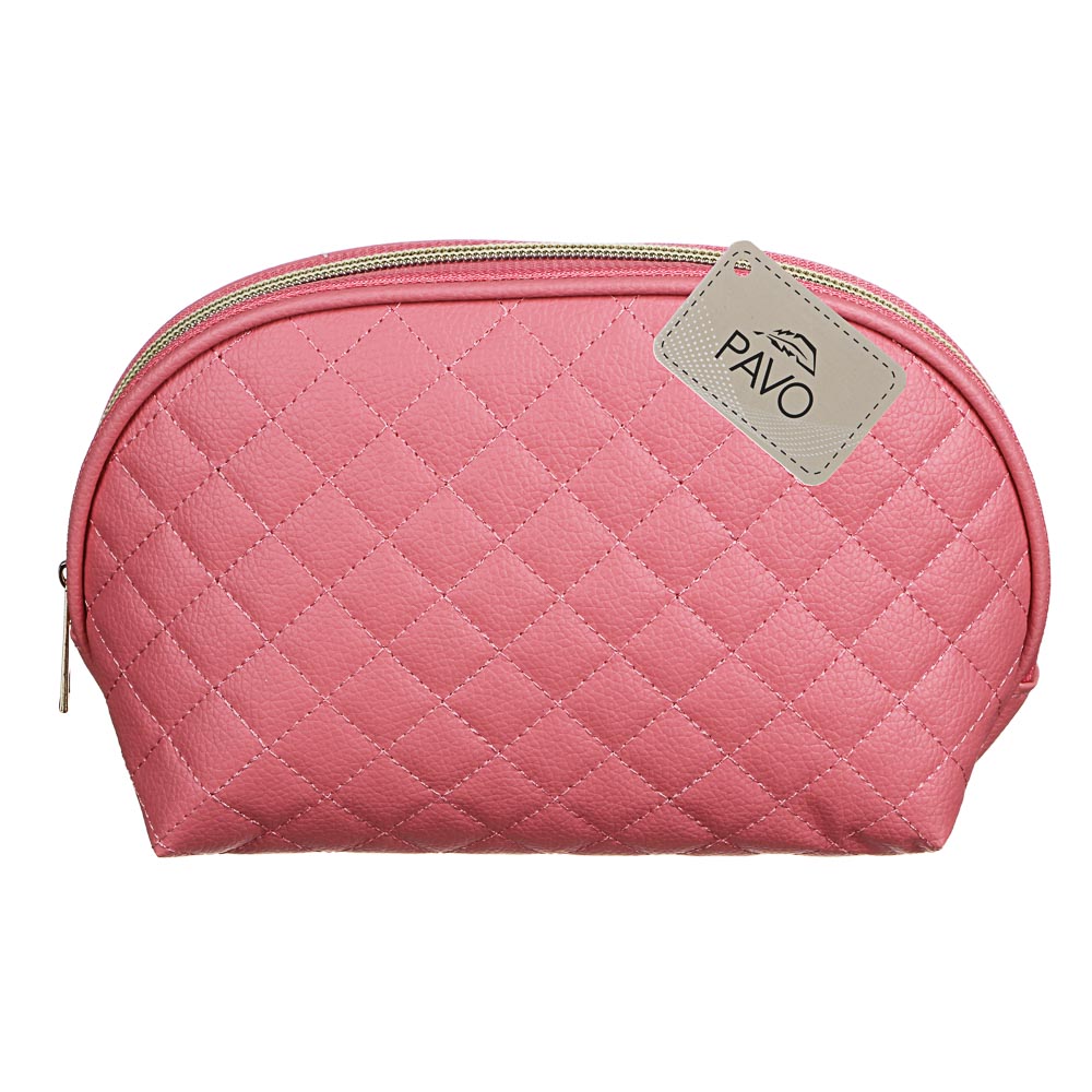 PAVO Косметичка, 21х12х8см, ПУ, сплав, 3 цвета, арт.№ 327-289