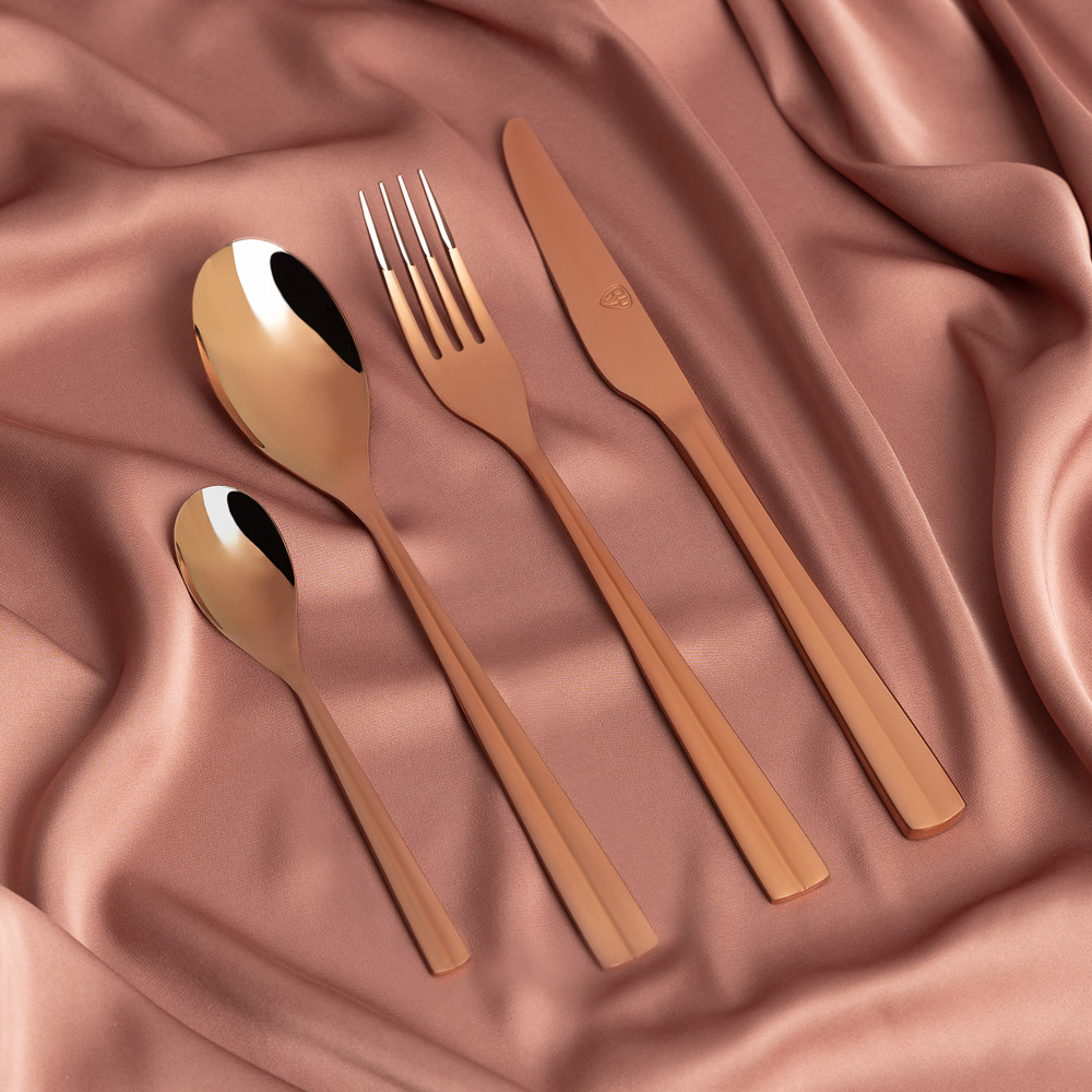 BY COLLECTION Ларре Ложка столовая, 1 пр. на блистере, нерж.сталь 18/10  (white line), арт.№ 815-410