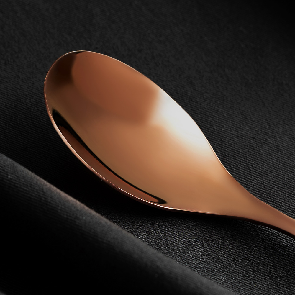 BY COLLECTION Ларре Ложка столовая, 1 пр. на блистере, нерж.сталь 18/10  (white line), арт.№ 815-410