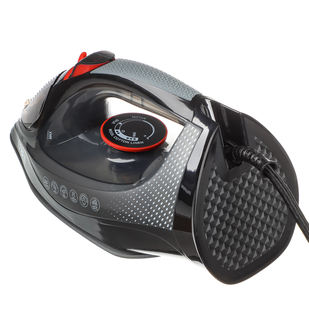 LEBEN Утюг 2600ВТ керам, антинакипь антикапля шнур 2,2м, арт.№ 249-058