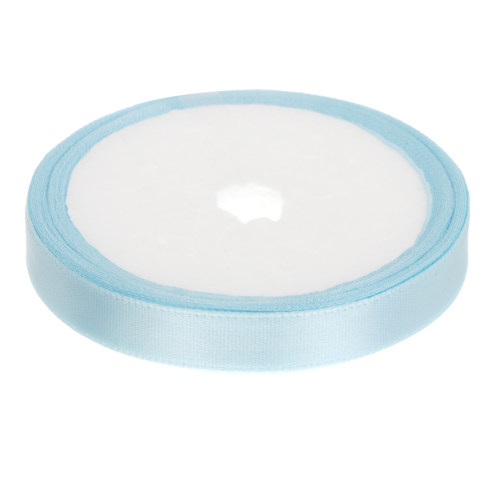 Лента для подарков атласная набор 5 цветов, 1 см x 4,5 м, полиэстер, арт.1, арт.№ 505-162