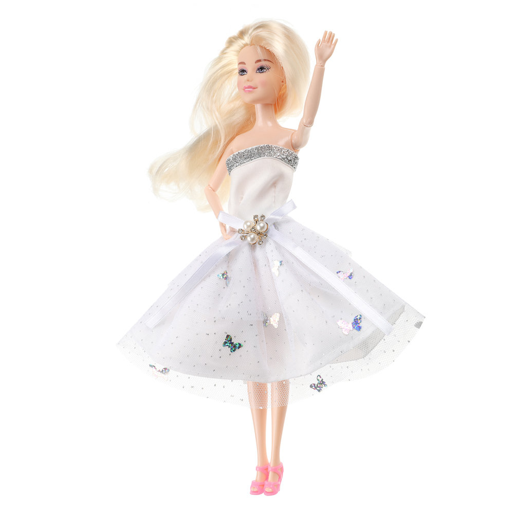 ИГРОЛЕНД Кукла нарядная 27 см, PP, PVC, 10х5х32,5 см, 6 диза, арт.№ 436-146