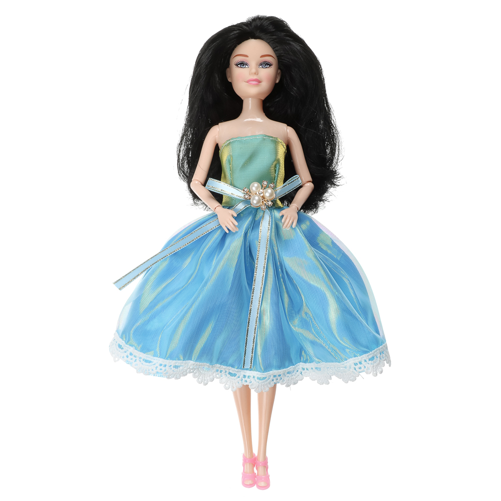 ИГРОЛЕНД Кукла нарядная 27 см, PP, PVC, 10х5х32,5 см, 6 диза, арт.№ 436-146