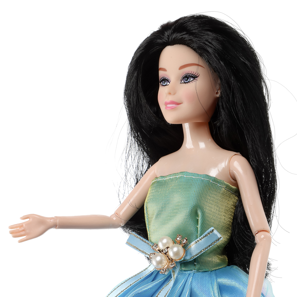 ИГРОЛЕНД Кукла нарядная 27 см, PP, PVC, 10х5х32,5 см, 6 диза, арт.№ 436-146