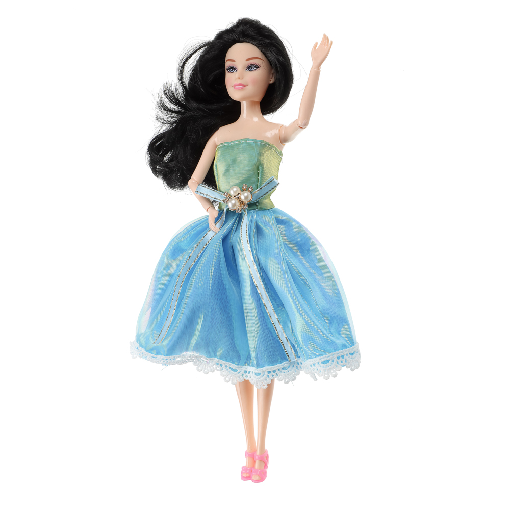 ИГРОЛЕНД Кукла нарядная 27 см, PP, PVC, 10х5х32,5 см, 6 диза, арт.№ 436-146