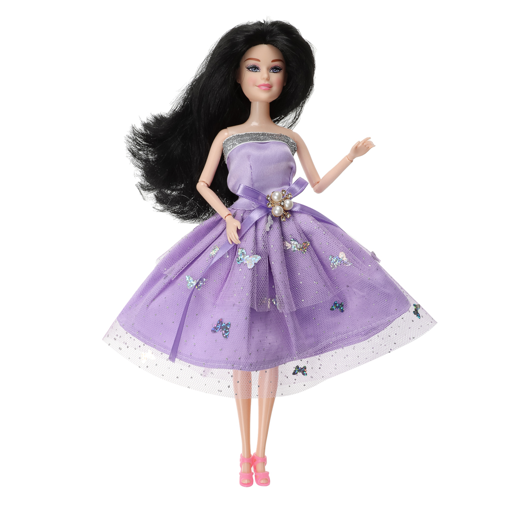 ИГРОЛЕНД Кукла нарядная 27 см, PP, PVC, 10х5х32,5 см, 6 диза, арт.№ 436-146