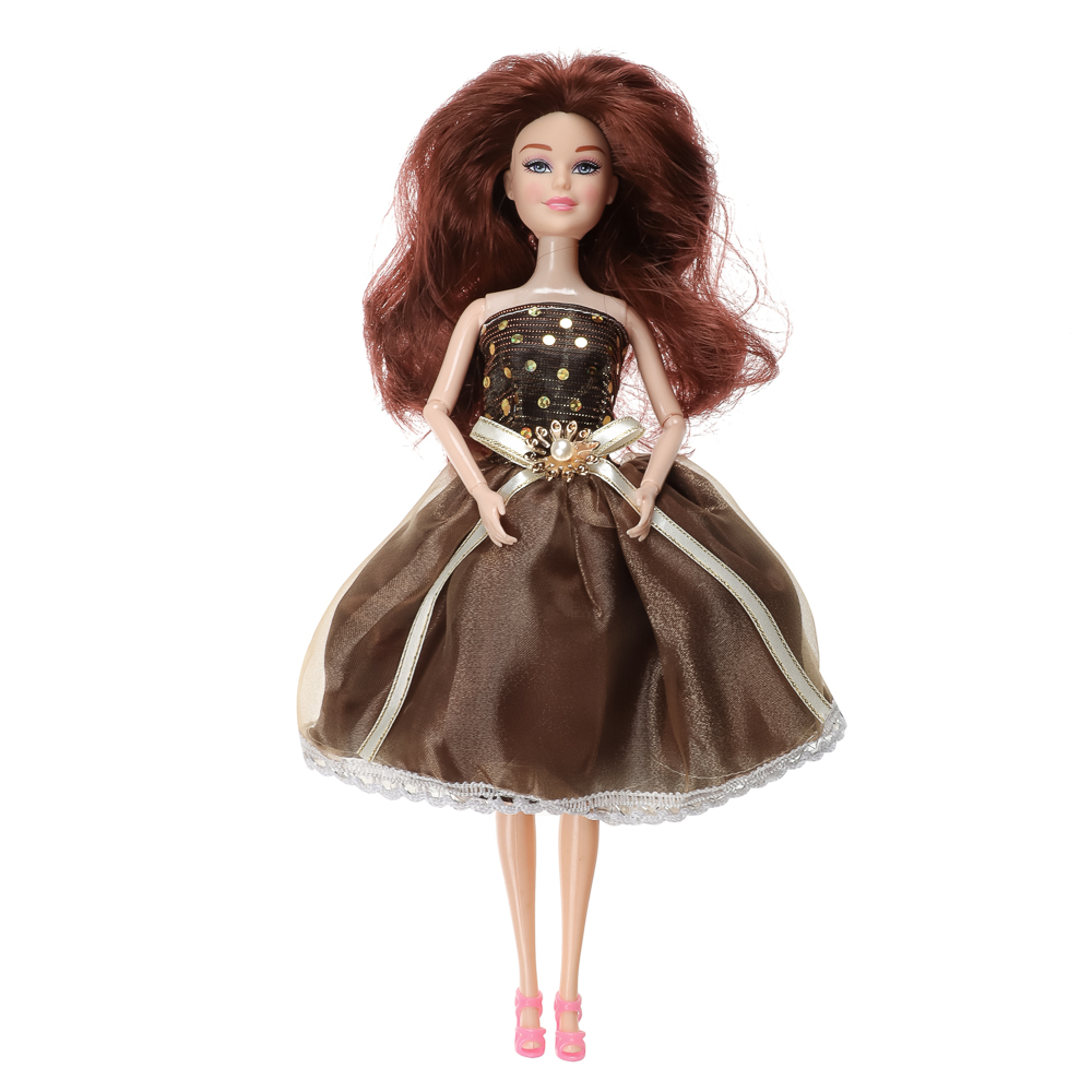 ИГРОЛЕНД Кукла нарядная 27 см, PP, PVC, 10х5х32,5 см, 6 диза, арт.№ 436-146