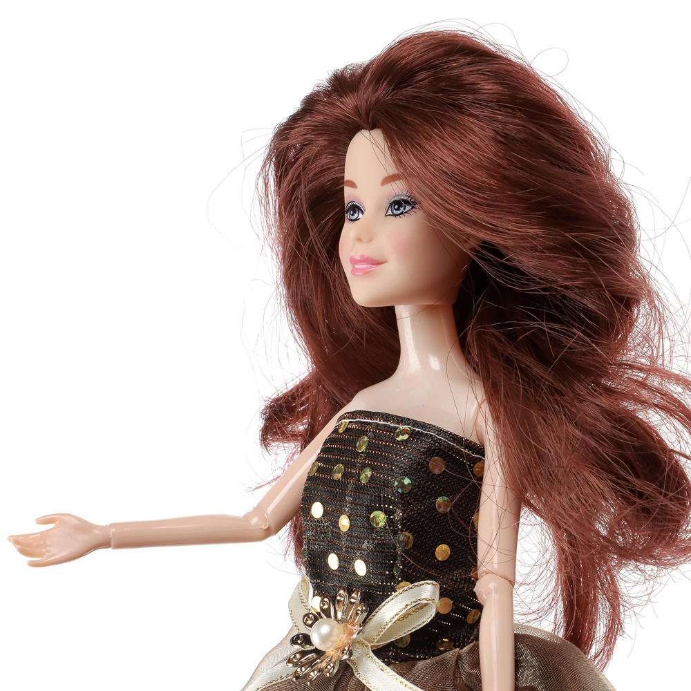 ИГРОЛЕНД Кукла нарядная 27 см, PP, PVC, 10х5х32,5 см, 6 диза, арт.№ 436-146