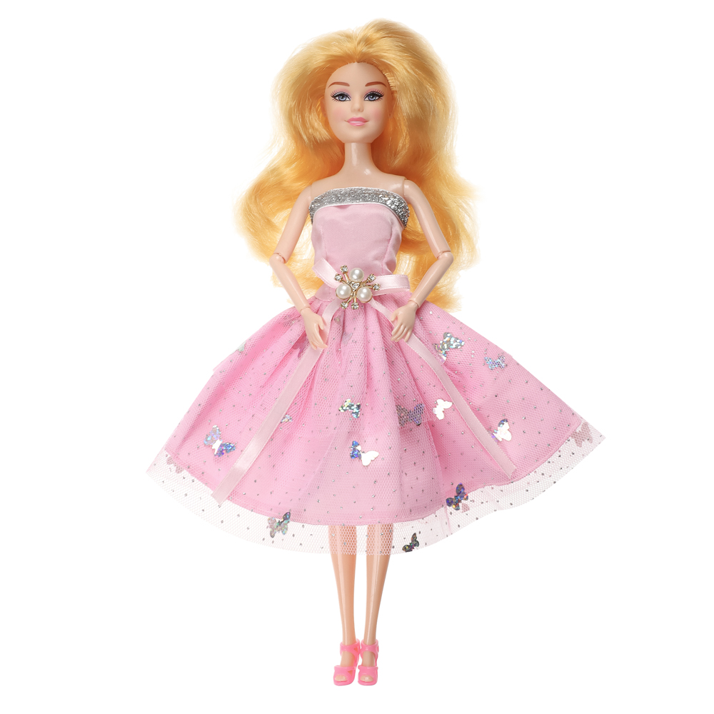 ИГРОЛЕНД Кукла нарядная 27 см, PP, PVC, 10х5х32,5 см, 6 диза, арт.№ 436-146