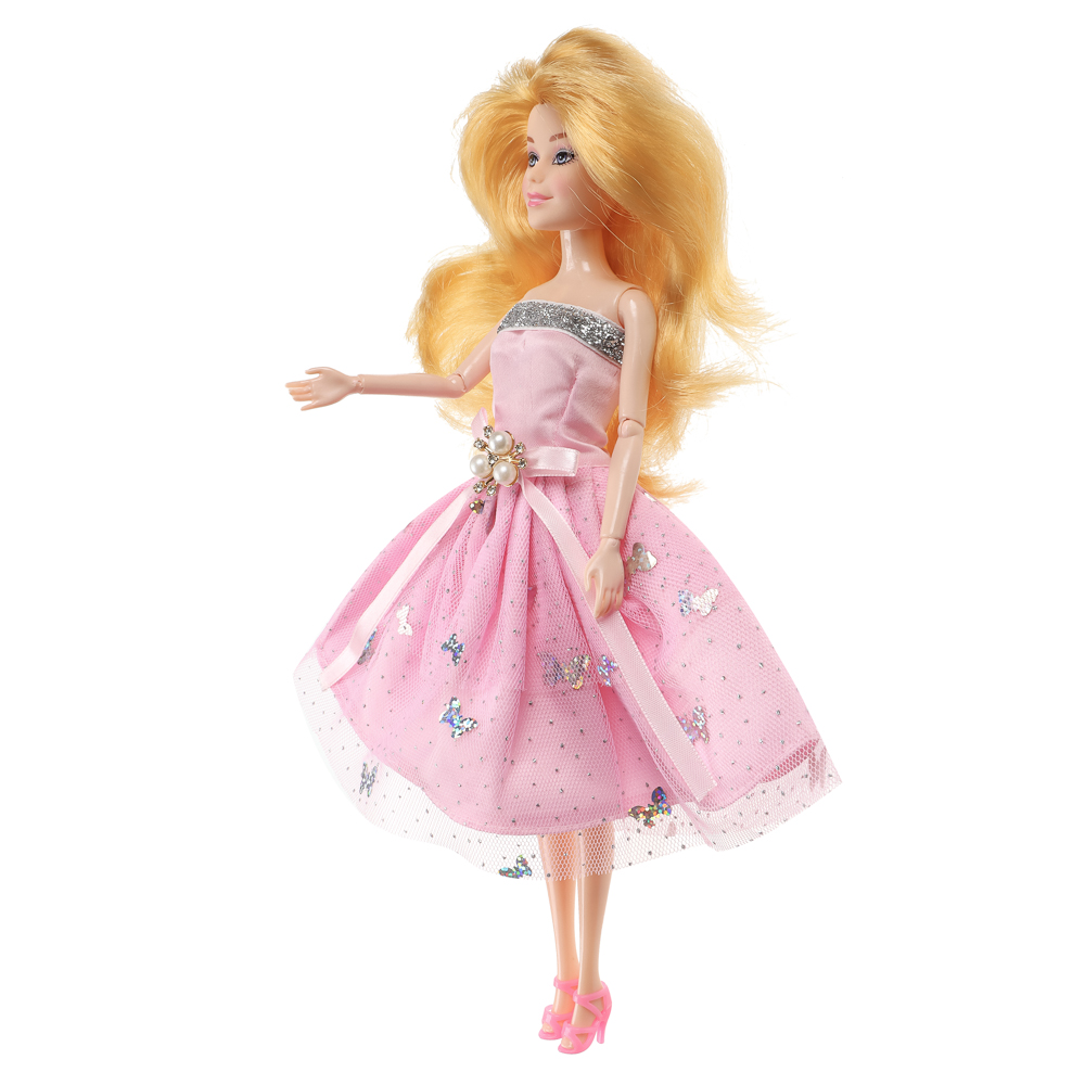 ИГРОЛЕНД Кукла нарядная 27 см, PP, PVC, 10х5х32,5 см, 6 диза, арт.№ 436-146