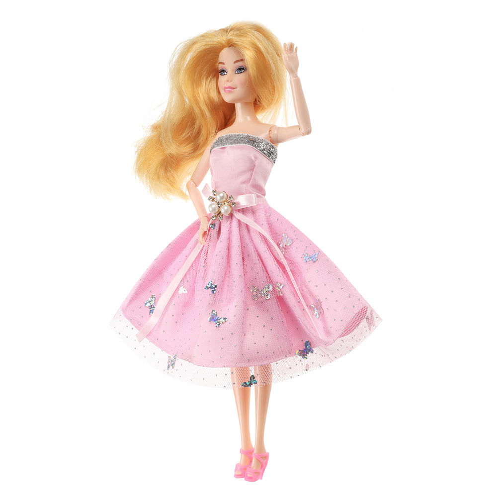ИГРОЛЕНД Кукла нарядная 27 см, PP, PVC, 10х5х32,5 см, 6 диза, арт.№ 436-146