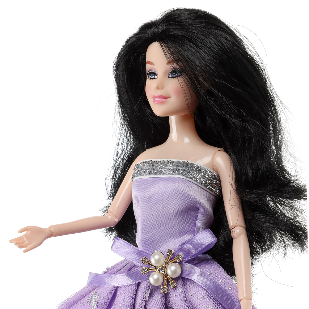 ИГРОЛЕНД Кукла нарядная 27 см, PP, PVC, 10х5х32,5 см, 6 диза, арт.№ 436-146