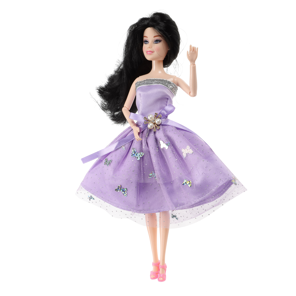 ИГРОЛЕНД Кукла нарядная 27 см, PP, PVC, 10х5х32,5 см, 6 диза, арт.№ 436-146