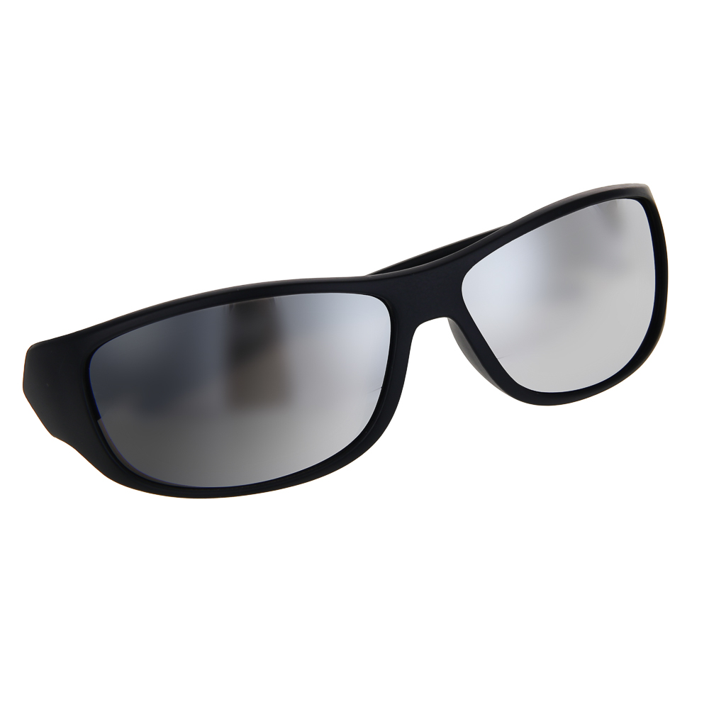 GALANTE Очки солнцезащитные, пластик, 145x38мм, черные, арт.№ 304-494