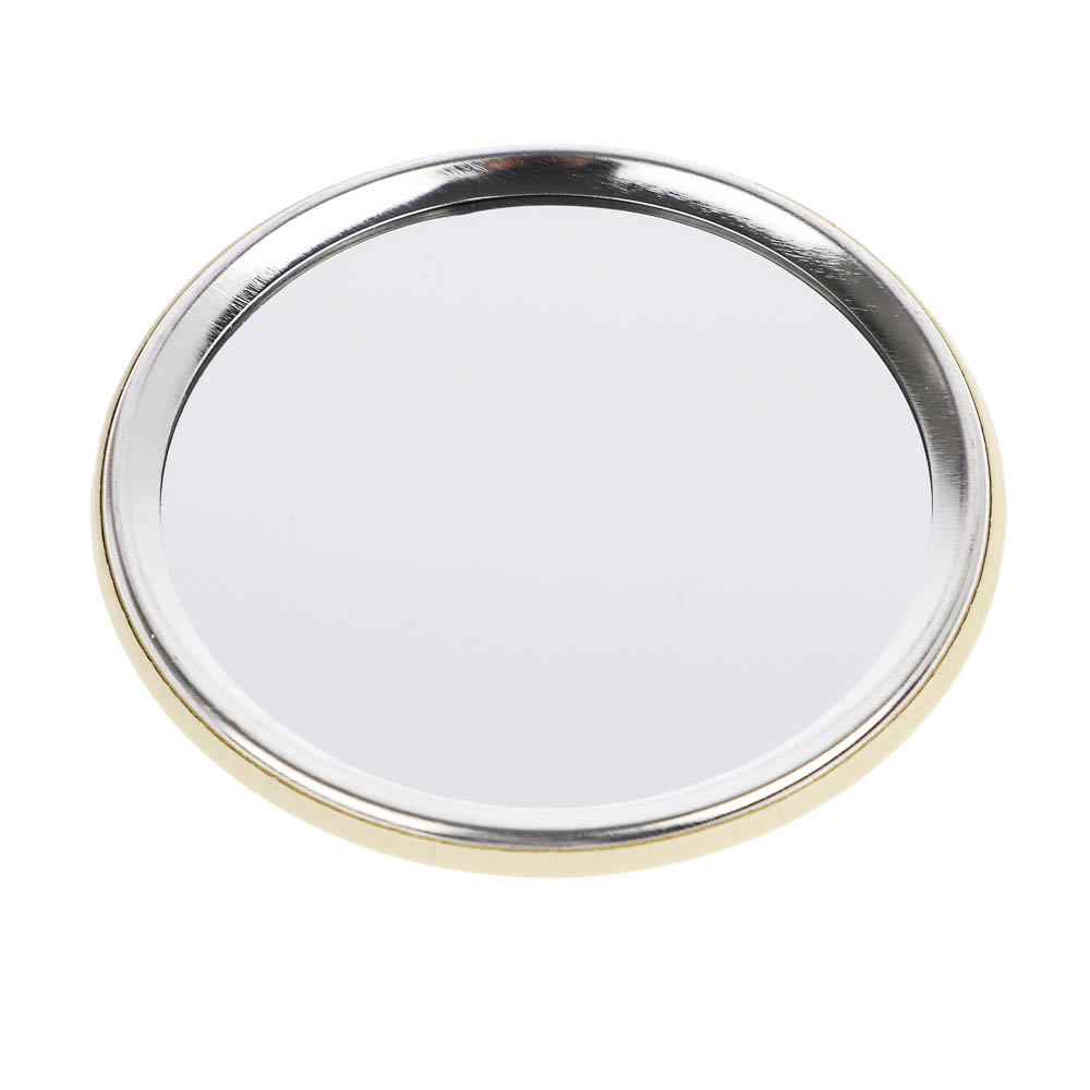 ЮНИLOOK Зеркало карманное, металл, стекло, d7,5см, 6-12 дизайнов, арт.№ 301-120