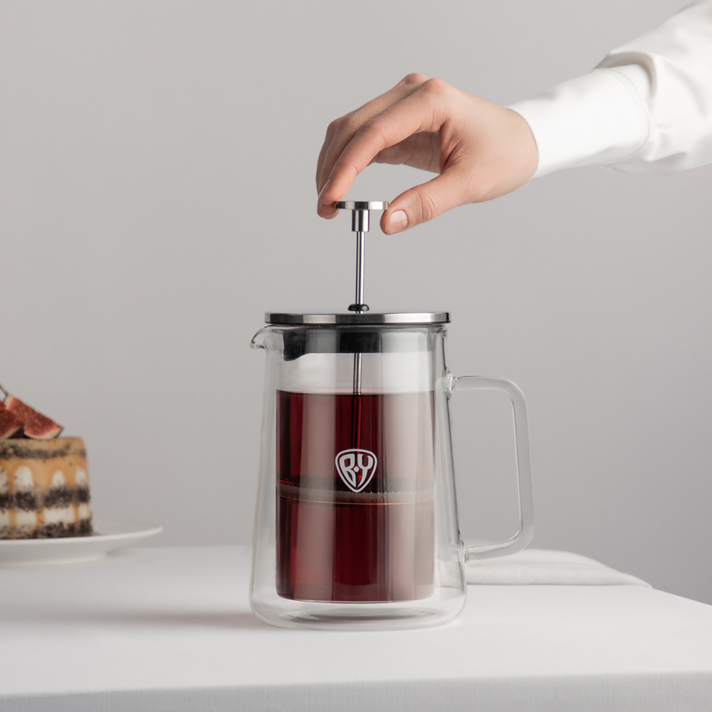 BY COLLECTION Френч-пресс 600мл, жаропрочное стекло, двойные стенки, арт.№ 850-202