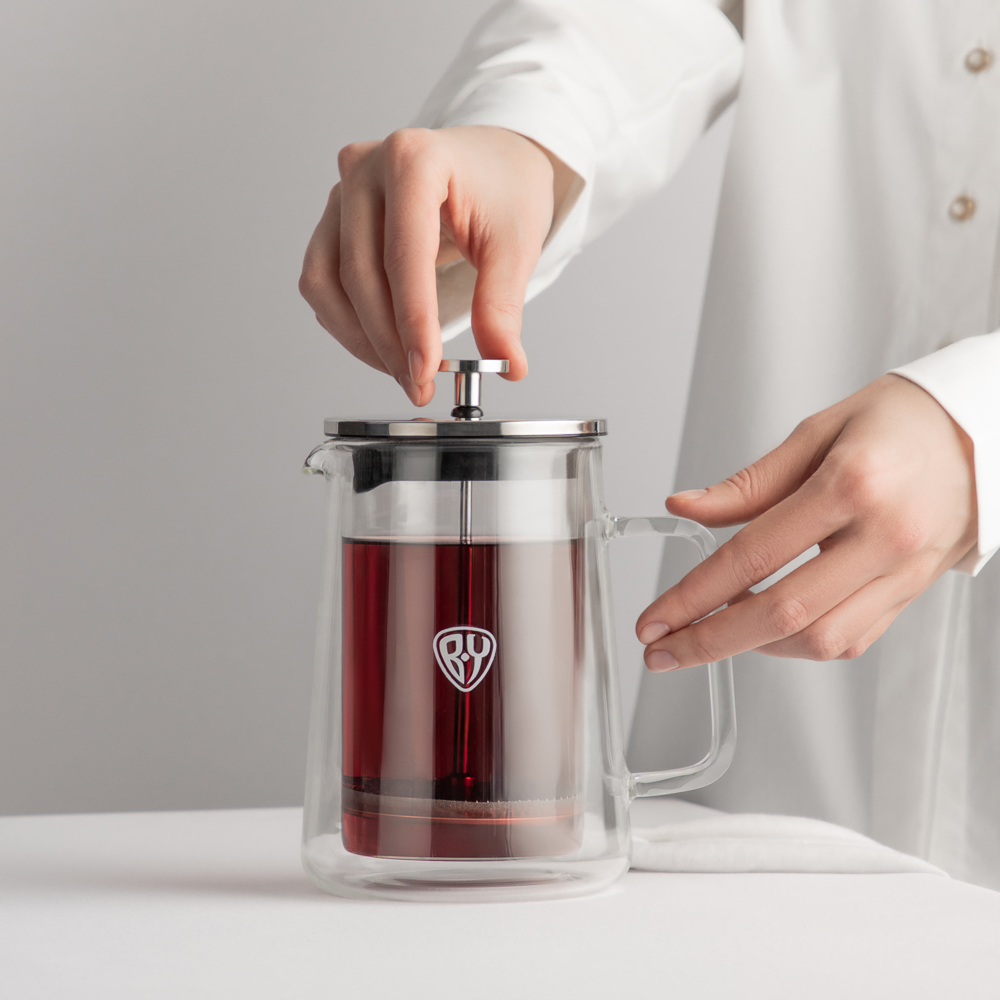 BY COLLECTION Френч-пресс 600мл, жаропрочное стекло, двойные стенки, арт.№ 850-202