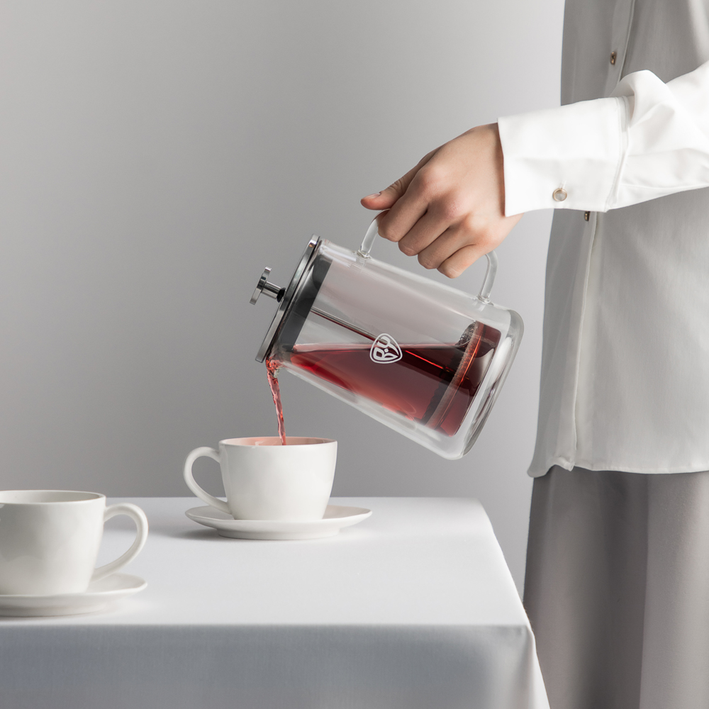 BY COLLECTION Френч-пресс 600мл, жаропрочное стекло, двойные стенки, арт.№ 850-202