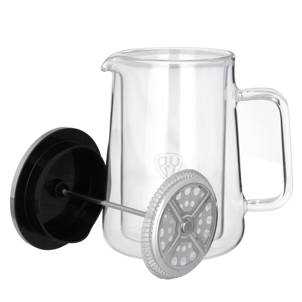 BY COLLECTION Френч-пресс 600мл, жаропрочное стекло, двойные стенки, арт.№ 850-202