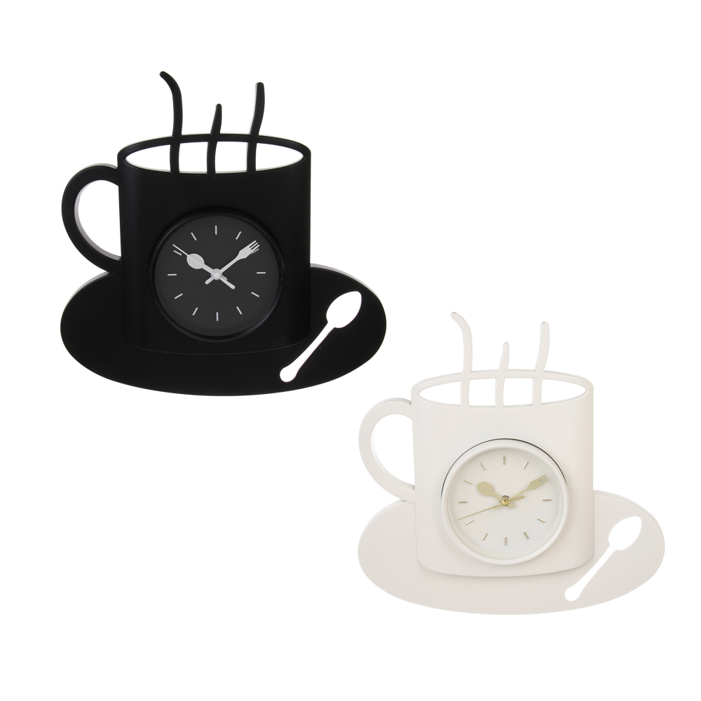 Часы тм LADECOR CHRONO настенные интерьерные, 30х29 см, пластик, стекло, 1xAA, 2 цвета, арт.№ 581-370