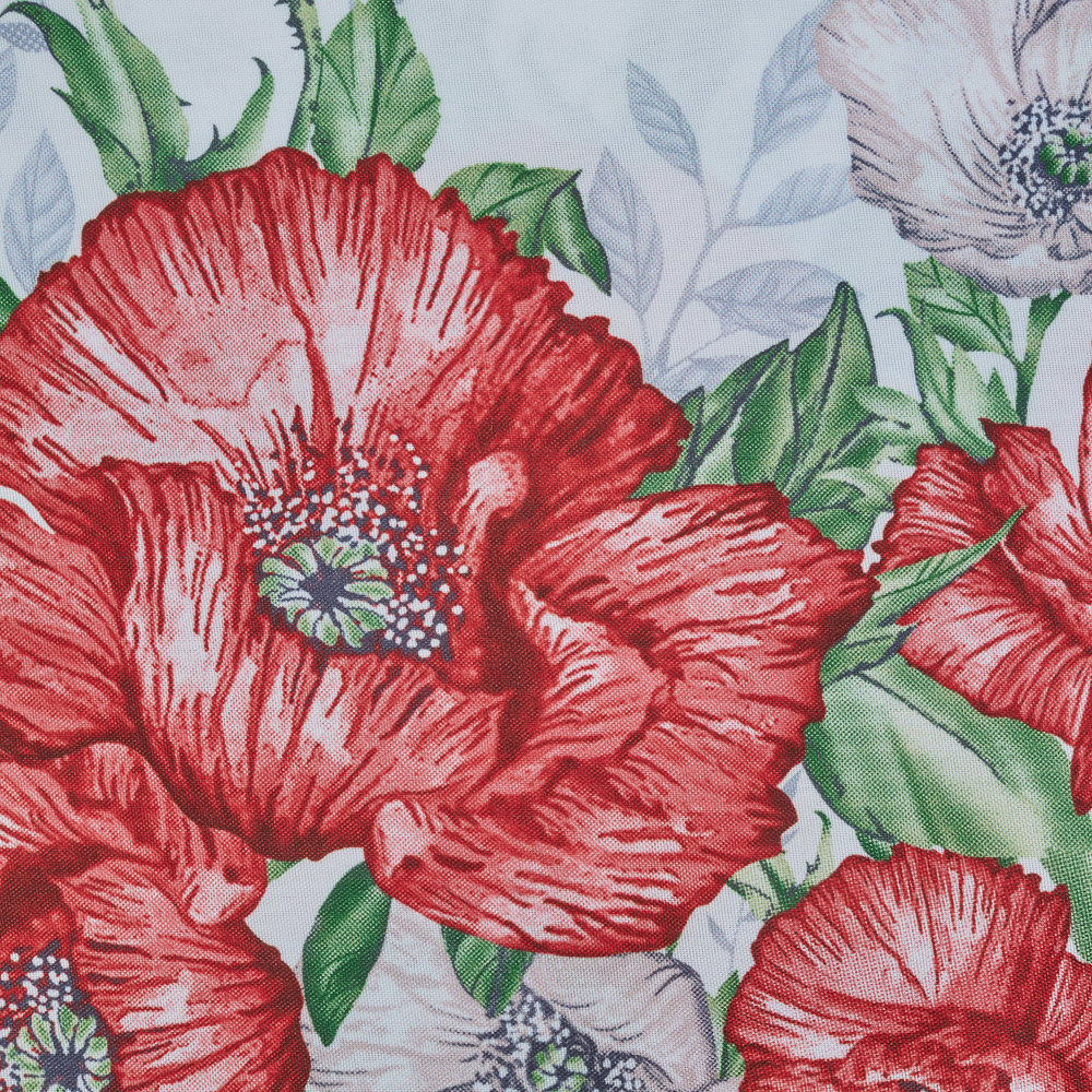 PROVANCE Маковое поле Скатерть текстильная 140х180см с водоотталкивающей пропиткой, 100% полиэстер, арт.№ 488-096